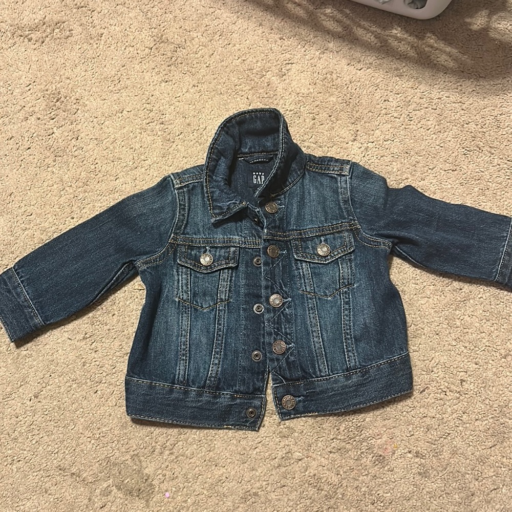 Gently used infant denim jacket